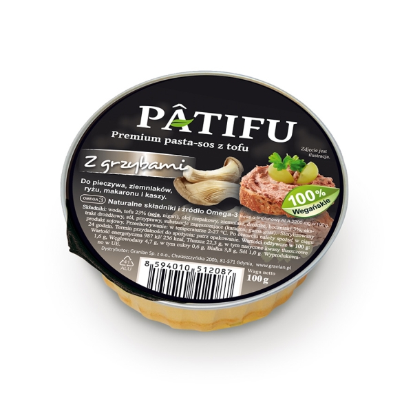 Pasta Patifu z grzybami 100g
