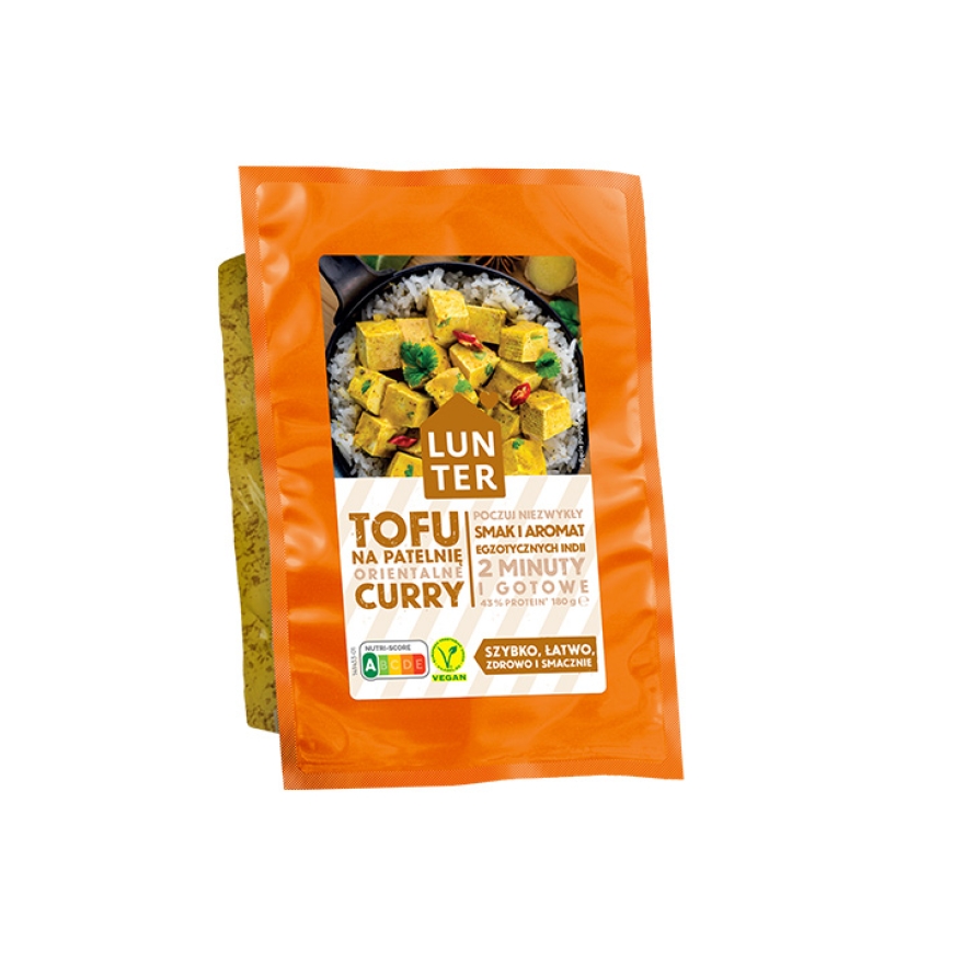 TOFU NA PATELNIĘ ORIENTALNE CURRY 180g LUNTER