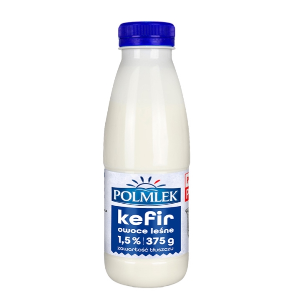 Kefir owoce leśne POLMLEK butelka 375g