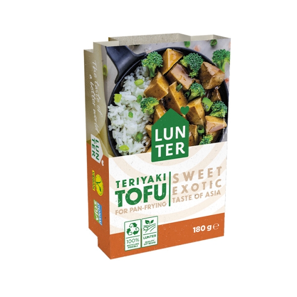 TOFU NA PATELNIĘ AZJATYCKIE TERIYAKI 180g LUNTER