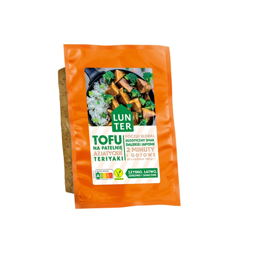 TOFU NA PATELNIĘ AZJATYCKIE TERIYAKI 180g LUNTER