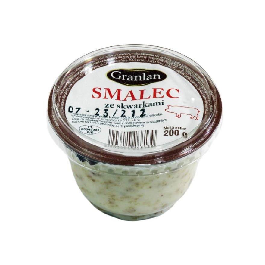 Smalec ze skwarkami GRANLAN 200g