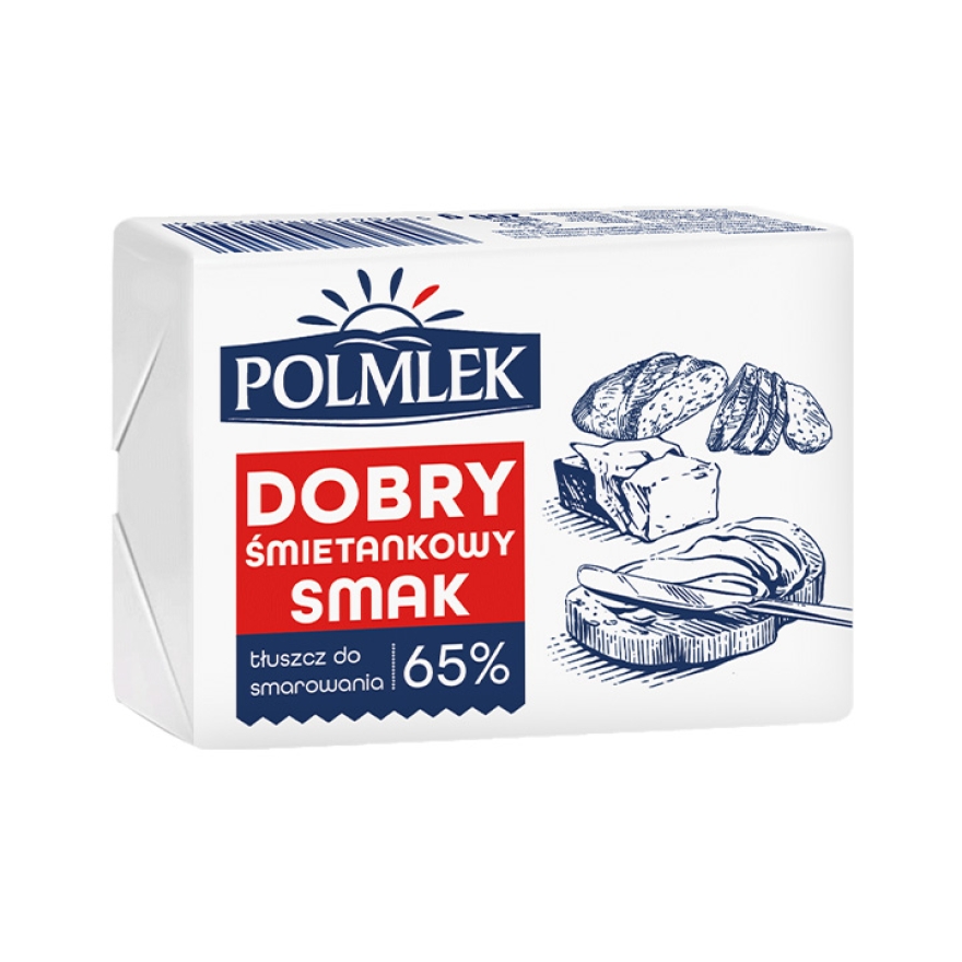 DOBRY ŚMIETANKOWY SMAK 65% POLMLEK 200g