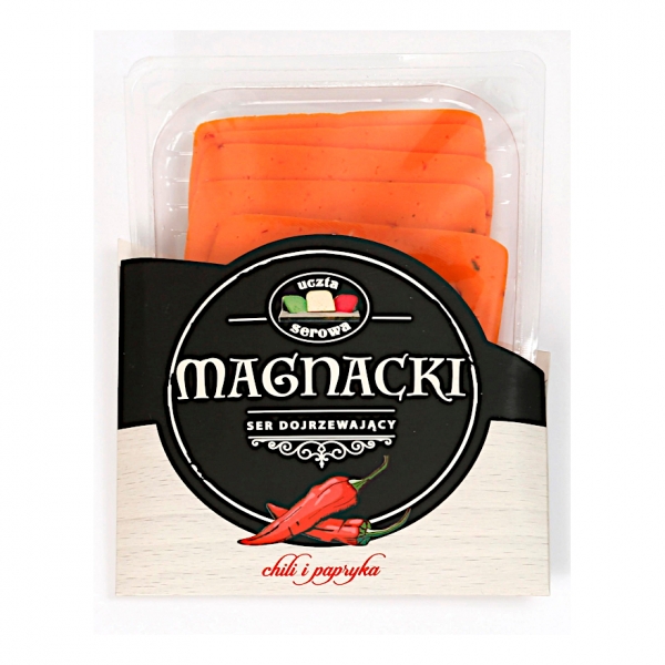 Ser magnacki z chilli i papryką plastry 100g