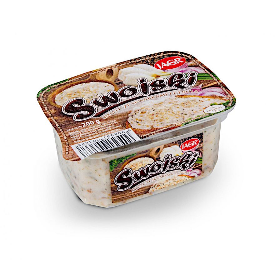 Smalec swojski ze skwarkami i cebulą jagr 200g