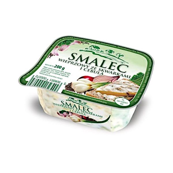Smalec wyborowy ze skwarkami i cebulą jagr  200g