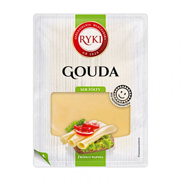 Ser plastry gouda z ryk 135g ryki