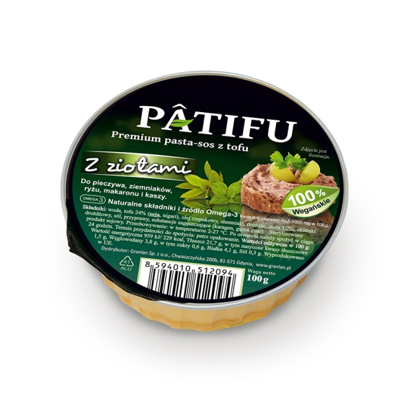 Pasta Patifu z ziołami 100g