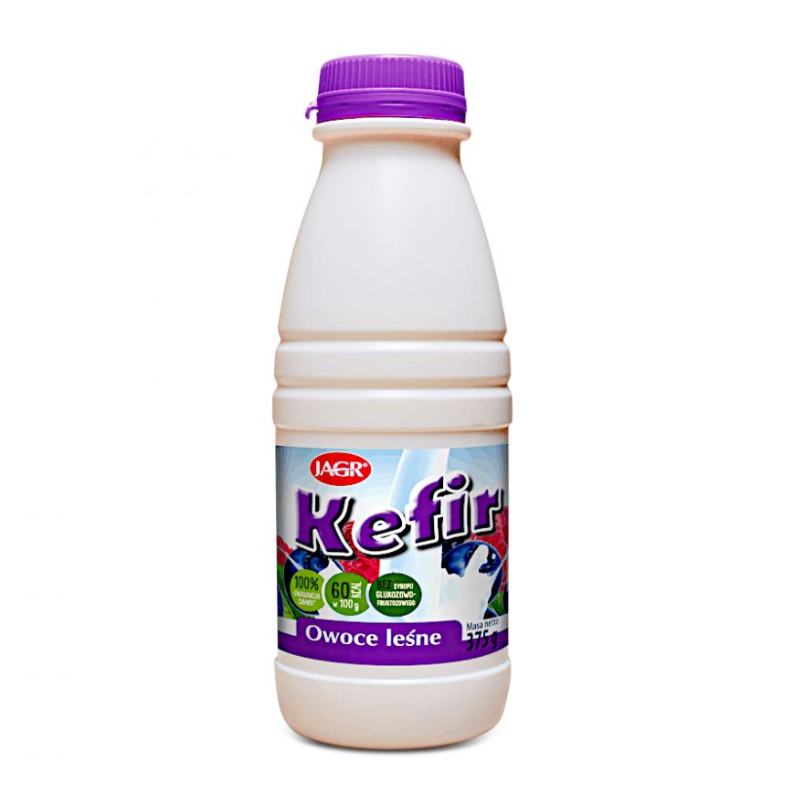 Kefir owoce leśne jagr butelka 375g