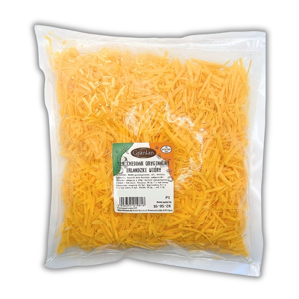 Wióry oryginalnego irlandzkiego sera cheddar